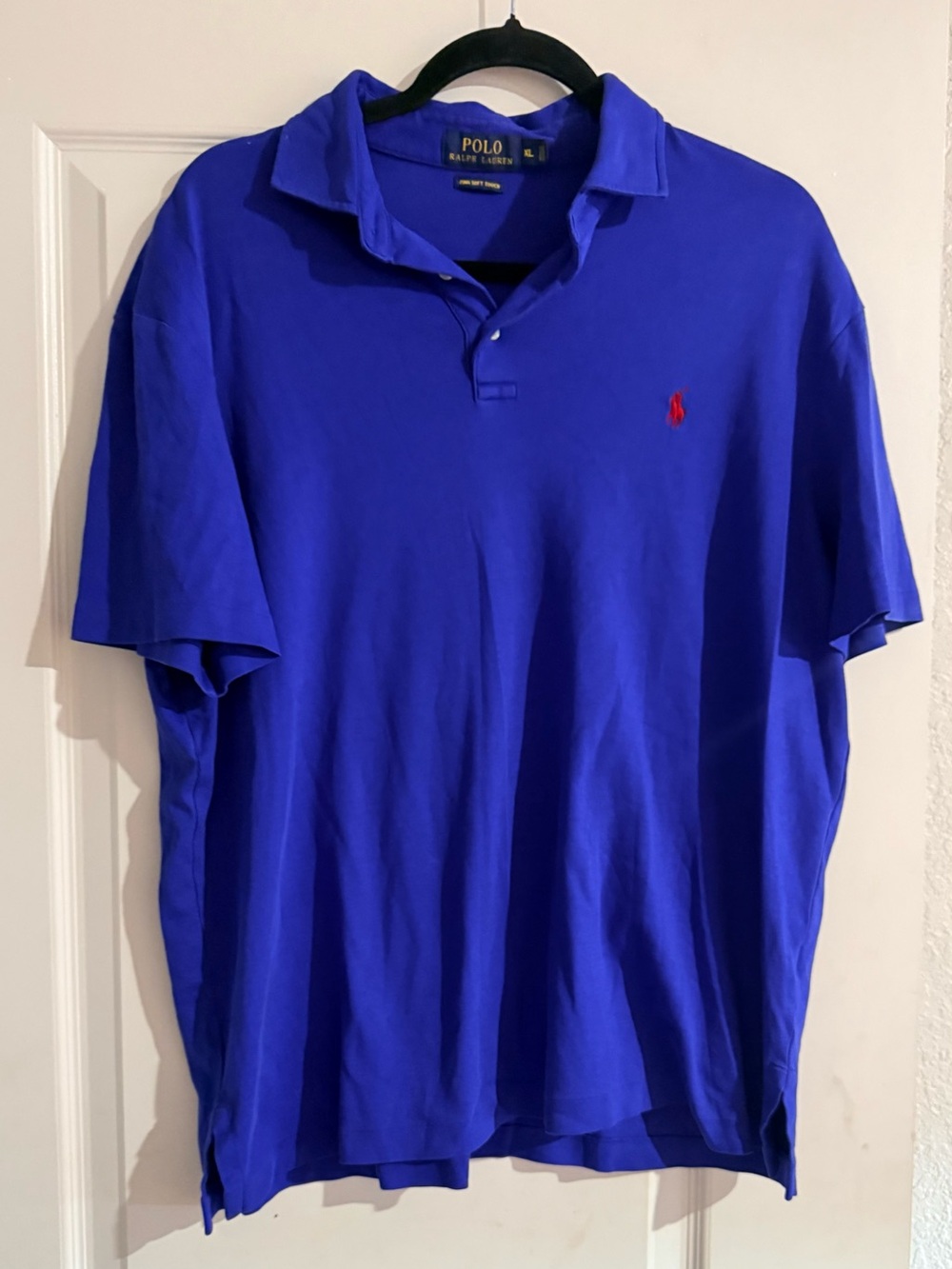 Polo by Ralph Lauren Royal Blue Short-Sleeve Polo with Red Pony